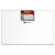 Dry Erase Board, 36 X 24, Melamine White Surface, Silver Aluminum Frame