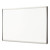 Arc Frame Cubicle Board, Magnetic Dry Erase, 14" X 11", White Surface, Satin Aluminum Frame