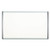 Arc Frame Cubicle Board, Magnetic Dry Erase, 14" X 11", White Surface, Satin Aluminum Frame