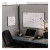 Arc Frame Cubicle Dry Erase Board, 24 X 14, White Surface, Silver Aluminum Frame