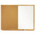 Bulletin/dry-erase Board, Melamine/cork, 48 X 36, Brown/white Surface, Oak Finish Frame