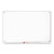 Iq Total Erase Translucent-edge Board, 11 X 7, White Surface, Clear Plastic Frame