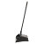 Lobby Pro Upright Dustpan With Wheels, 12.5w X 37h, Polypropylene With Vinyl Coat, Black