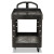 Brute Heavy-duty Utility Cart With Lipped Shelves, Plastic, 2 Shelves, 500 Lb Capacity, 25.9" X 45.2" X 32.2", Black