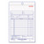 Purchase Order Book, 12 Lines, Three-part Carbonless, 5.5 X 7.88, 50 Forms Total