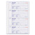 Money Receipt Book, Softcover, Two-part Carbonless, 7 X 2.75, 4 Forms/sheet, 200 Forms Total