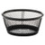 Mesh Jumbo Nestable Paper Clip Dish, Wire Mesh, 4.3" Diameter X 2"h,  Black
