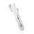 Over-the-door Double Coat Hook, Chrome-plated Steel, Satin Aluminum Base