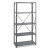 Commercial Steel Shelving Unit, Five-shelf, 36w X 18d X 75h, Dark Gray