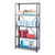 Commercial Steel Shelving Unit, Five-shelf, 36w X 18d X 75h, Dark Gray