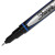 Water-resistant Ink Porous Point Pen, Stick, Fine 0.4 Mm, Blue Ink, Black/blue Barrel, Dozen