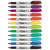 Fine Tip Permanent Marker, Fine Bullet Tip, Assorted Colors, 12/set