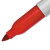 Super Permanent Marker, Fine Bullet Tip, Red, Dozen