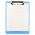 Recycled Plastic Clipboard, 0.5" Clip Capacity, Holds 8.5 X 11 Sheets, Ice Blue