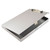 Tuffwriter Recycled Aluminum Storage Clipboard, 0.5" Clip Capacity, Holds 8.5 X 11 Sheets, Silver