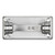 Locking Toilet Tissue Dispenser, 6 X 4.5 X 2.75, Chrome