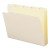 Manila File Folders, 1/5-cut Tabs: Assorted, Letter Size, 0.75" Expansion, Manila, 100/box