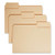 Supertab Top Tab File Folders, 1/3-cut Tabs: Assorted, Letter Size, 0.75" Expansion, 14-pt Manila, 50/box