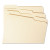 Expandable Heavyweight File Folders, 1/3-cut Tabs: Assorted, Letter Size, 1.5" Expansion, Manila, 50/box