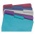 Colored File Folders, 1/3-cut Tabs: Assorted, Letter Size, 0.75" Expansion, Assorted: Gray/maroon/navy/purple/teal, 100/box