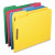 Top Tab Colored Fastener Folders, 0.75" Expansion, 2 Fasteners, Letter Size, Assorted Colors, 50/box