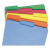 Reinforced Top Tab Colored File Folders, 1/3-cut Tabs: Assorted, Letter Size, 0.75" Expansion, Assorted Colors, 100/box