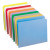 Reinforced Top Tab Colored File Folders, Straight Tabs, Letter Size, 0.75" Expansion, Green, 100/box