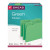 Colored File Folders, 1/3-cut Tabs: Assorted, Letter Size, 0.75" Expansion, Green, 100/box