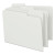 Colored File Folders, 1/3-cut Tabs: Assorted, Letter Size, 0.75" Expansion, White, 100/box