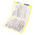 Reinforced Top Tab Colored File Folders, Straight Tabs, Letter Size, 0.75" Expansion, Yellow, 100/box