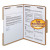 Top Tab Fastener Folders, 1/3-cut Tabs: Assorted, 0.75" Expansion, 2 Fasteners, Letter Size, Kraft Exterior, 50/box