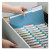 Colored Pressboard Fastener Folders With Safeshield Coated Fasteners, 2" Expansion, 2 Fasteners, Letter Size, Blue, 25/box