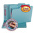 Colored Pressboard Fastener Folders With Safeshield Coated Fasteners, 2" Expansion, 2 Fasteners, Letter Size, Blue, 25/box