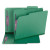 Colored Pressboard Fastener Folders With Safeshield Coated Fasteners, 2" Expansion, 2 Fasteners, Letter Size, Green, 25/box