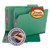 Colored Pressboard Fastener Folders With Safeshield Coated Fasteners, 2" Expansion, 2 Fasteners, Letter Size, Green, 25/box