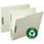 Recycled Pressboard Fastener Folders, 2" Expansion, 2 Fasteners, Letter Size, Gray-green Exterior, 25/box