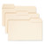 Supertab Top Tab File Folders, 1/3-cut Tabs: Assorted, Legal Size, 0.75" Expansion, 11-pt Manila, 100/box