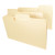 Supertab Top Tab File Folders, 1/3-cut Tabs: Assorted, Legal Size, 0.75" Expansion, 11-pt Manila, 100/box