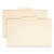 Reinforced Tab Manila File Folders, 1/3-cut Tabs: Center Position, Legal Size, 0.75" Expansion, 11-pt Manila, 100/box