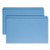 Reinforced Top Tab Colored File Folders, Straight Tabs, Legal Size, 0.75" Expansion, Blue, 100/box