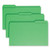 Reinforced Top Tab Colored File Folders, 1/3-cut Tabs: Assorted, Legal Size, 0.75" Expansion, Green, 100/box