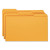 Reinforced Top Tab Colored File Folders, 1/3-cut Tabs: Assorted, Legal Size, 0.75" Expansion, Orange, 100/box