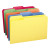 Reinforced Top Tab Colored File Folders, 1/3-cut Tabs: Assorted, Legal Size, 0.75" Expansion, Yellow, 100/box