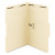 Top Tab Fastener Folders, 1/3-cut Tabs: Assorted, 0.75" Expansion, 2 Fasteners, Legal Size, Manila Exterior, 50/box