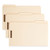 Top Tab Fastener Folders, 1/3-cut Tabs: Assorted, 0.75" Expansion, 2 Fasteners, Legal Size, Manila Exterior, 50/box