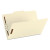 Top Tab Fastener Folders, 1/3-cut Tabs: Assorted, 0.75" Expansion, 2 Fasteners, Legal Size, Manila Exterior, 50/box