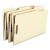 Top Tab Fastener Folders, 1/3-cut Tabs: Assorted, 0.75" Expansion, 2 Fasteners, Legal Size, Manila Exterior, 50/box
