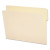 Heavyweight Manila End Tab Folders, 9" High Front, 1/3-cut Tabs: Top, Letter Size, 0.75" Expansion, Manila, 100/box