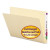 Extended End Tab Manila Folders, Straight Tabs, Letter Size, 0.75" Expansion, Manila, 100/box