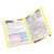 Heavyweight Colored End Tab Fastener Folders, 0.75" Expansion, 2 Fasteners, Letter Size, Yellow Exterior, 50/box
